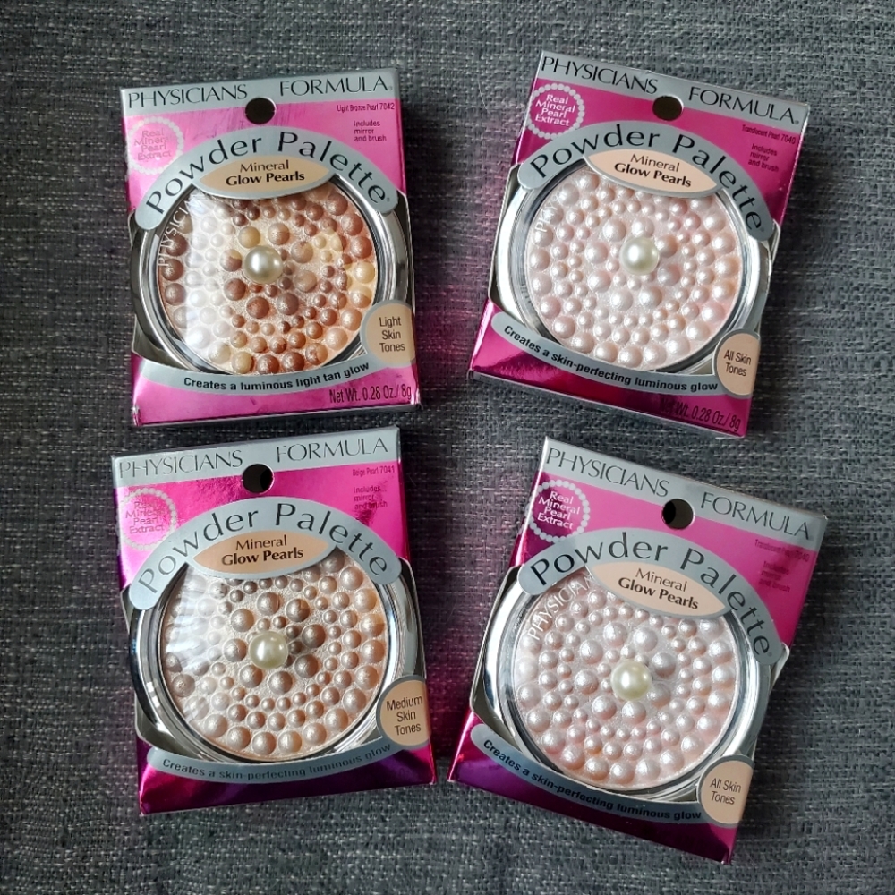 NWT  Physicians formula powder powder palatte mineral glow pearls lot.